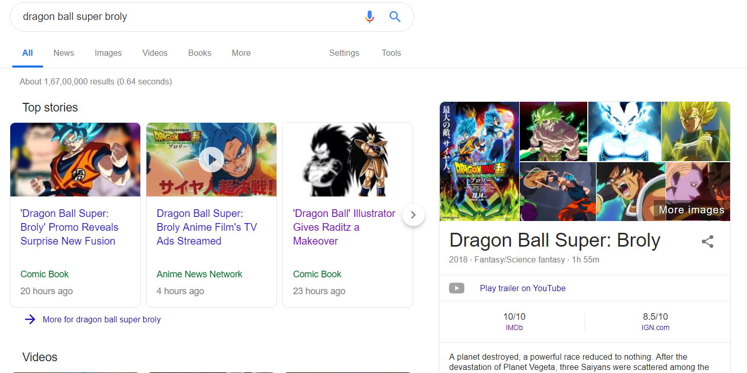 Dragon Ball Super: Broly (2018) - IMDb