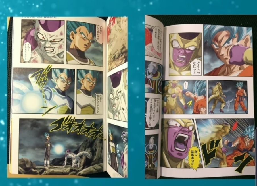 Imagens do mangá de Dragon Ball Super: Broly